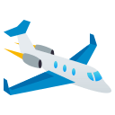Small Airplane Emoji, Emoji One style