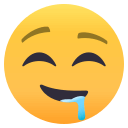 Drooling Face Emoji, Emoji One style
