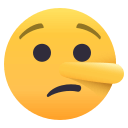 Lying Face Emoji, Emoji One style