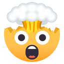 Exploding Head Emoji, Emoji One style