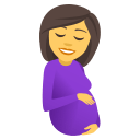 Pregnant Woman Emoji, Emoji One style