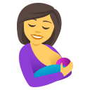 Breast-Feeding Emoji, Emoji One style