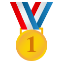 1st Place Medal Emoji, Emoji One style