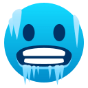 Cold Face Emoji, Emoji One style