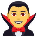 Man Vampire Emoji, Emoji One style