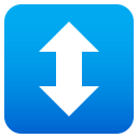 Up-Down Arrow Emoji, Emoji One style