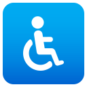 Wheelchair Symbol, Emoji One style