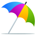 Umbrella on Ground Emoji, Emoji One style