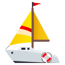 Sailboat Emoji, Emoji One style