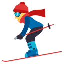 Skier Emoji, Emoji One style