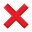 :x: ❌