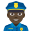 :police_officer_tone5: 👮🏿