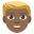 :blond_haired_person_tone4: 👱🏾
