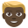 :blond_haired_person_tone5: 👱🏿