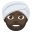 :man_with_turban_tone5: 👳🏿