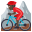 :mountain_bicyclist_tone5: 🚵🏿