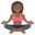 :person_in_lotus_position_medium_dark_skin_tone: 🧘🏾