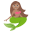 :merperson_medium_skin_tone: 🧜🏽