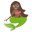 :merperson_medium_dark_skin_tone: 🧜🏾