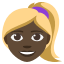 👱🏿‍♀️