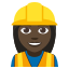 👷🏿‍♀️