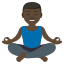 🧘🏿‍♂️