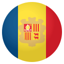 Flag: Andorra Emoji, Emoji One style