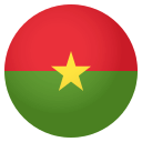 Flag: Burkina Faso Emoji, Emoji One style