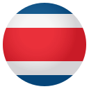 Flag: Costa Rica Emoji, Emoji One style