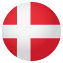 Flag: Denmark Emoji, Emoji One style