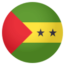 Flag: São Tomé & PríNcipe Emoji, Emoji One style