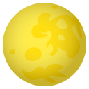 Full Moon Emoji, Emoji One style