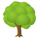 Deciduous Tree Emoji, Emoji One style