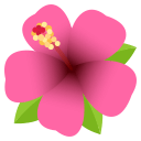 Hibiscus Emoji, Emoji One style