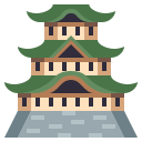 Japanese Castle Emoji, Emoji One style