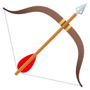 Bow and Arrow Emoji, Emoji One style