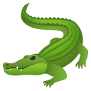 Crocodile Emoji, Emoji One style