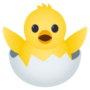 Hatching Chick Emoji, Emoji One style