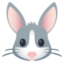 Rabbit Face Emoji, Emoji One style