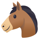 Horse Face Emoji, Emoji One style