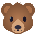 Bear Face Emoji, Emoji One style