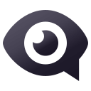 Eye in Speech Bubble Emoji, Emoji One style