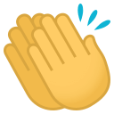 Clapping Hands Emoji, Emoji One style