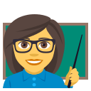 Woman Teacher Emoji, Emoji One style