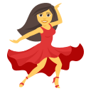 Woman Dancing Emoji, Emoji One style