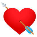 Heart with Arrow Emoji, Emoji One style