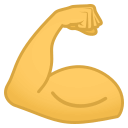 Flexed Biceps Emoji, Emoji One style