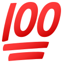 Hundred Points Emoji, Emoji One style