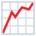Chart Increasing Emoji, Emoji One style