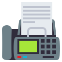 Fax Machine Emoji, Emoji One style